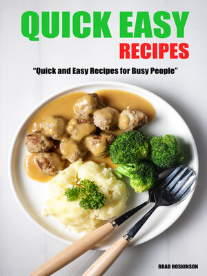 cover image of Quick Easy Recipes